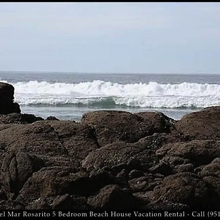 Rosarito Beach House Sleeps 14 & Steps To Sandy Beach Mins To Downtown Exterior photo